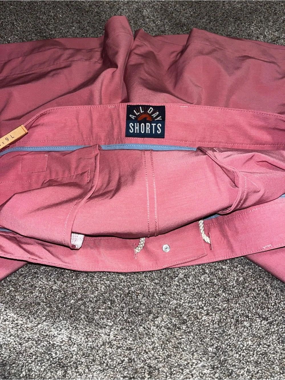 Faherty Mens All-Day Shorts 38 Pink Classic Lightweight UPF Casual Golf NWT